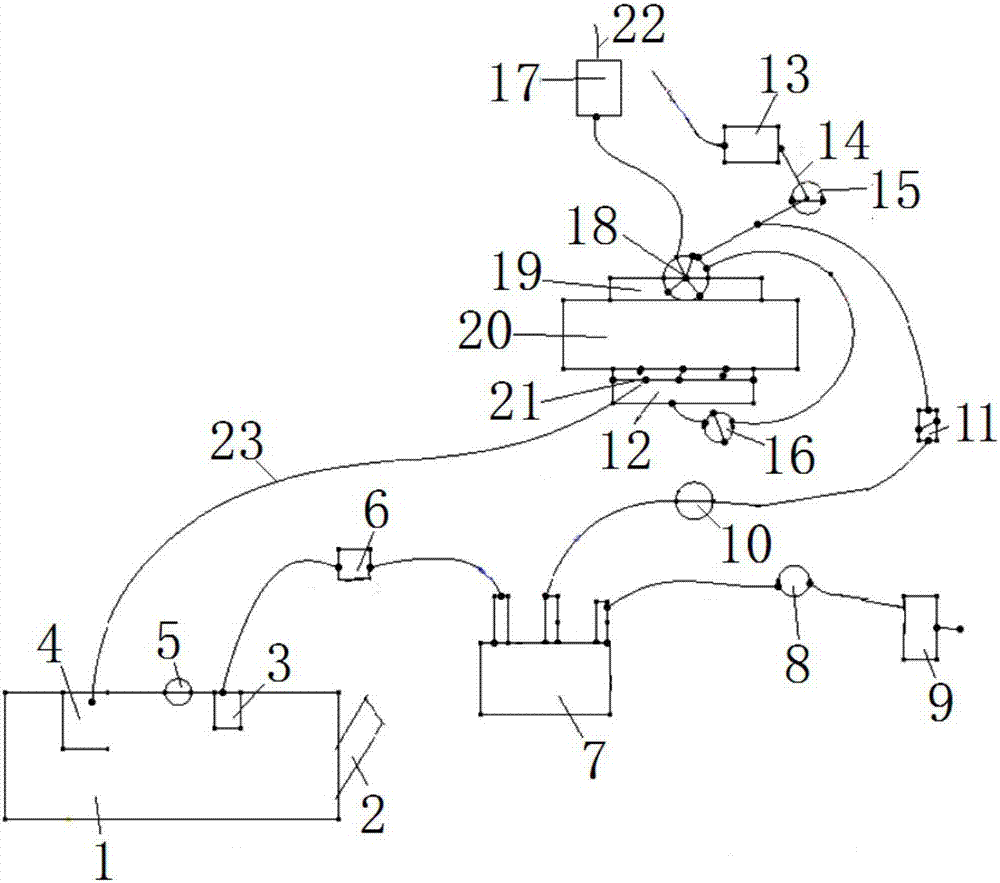 Fuel evaporation control system of turbocharger