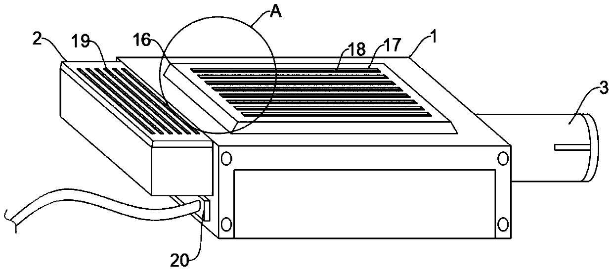 Industrial camera with good heat dissipation performance