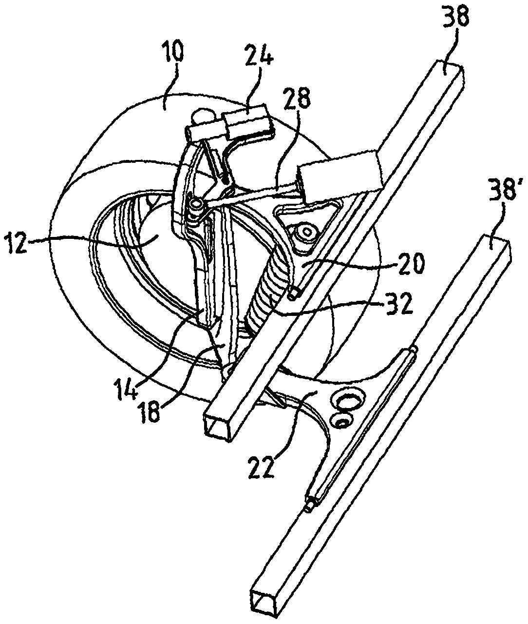 Wheel suspension