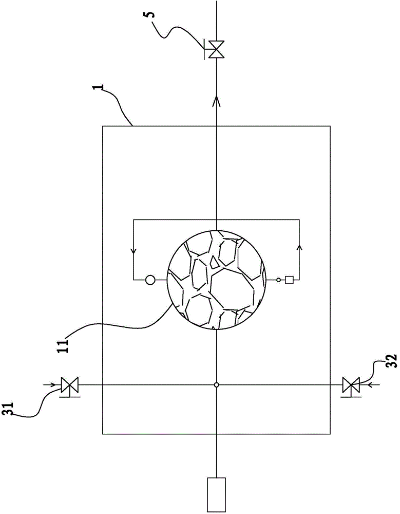 Rock-fluid reaction in situ observation device capable of controlling temperature and pressure