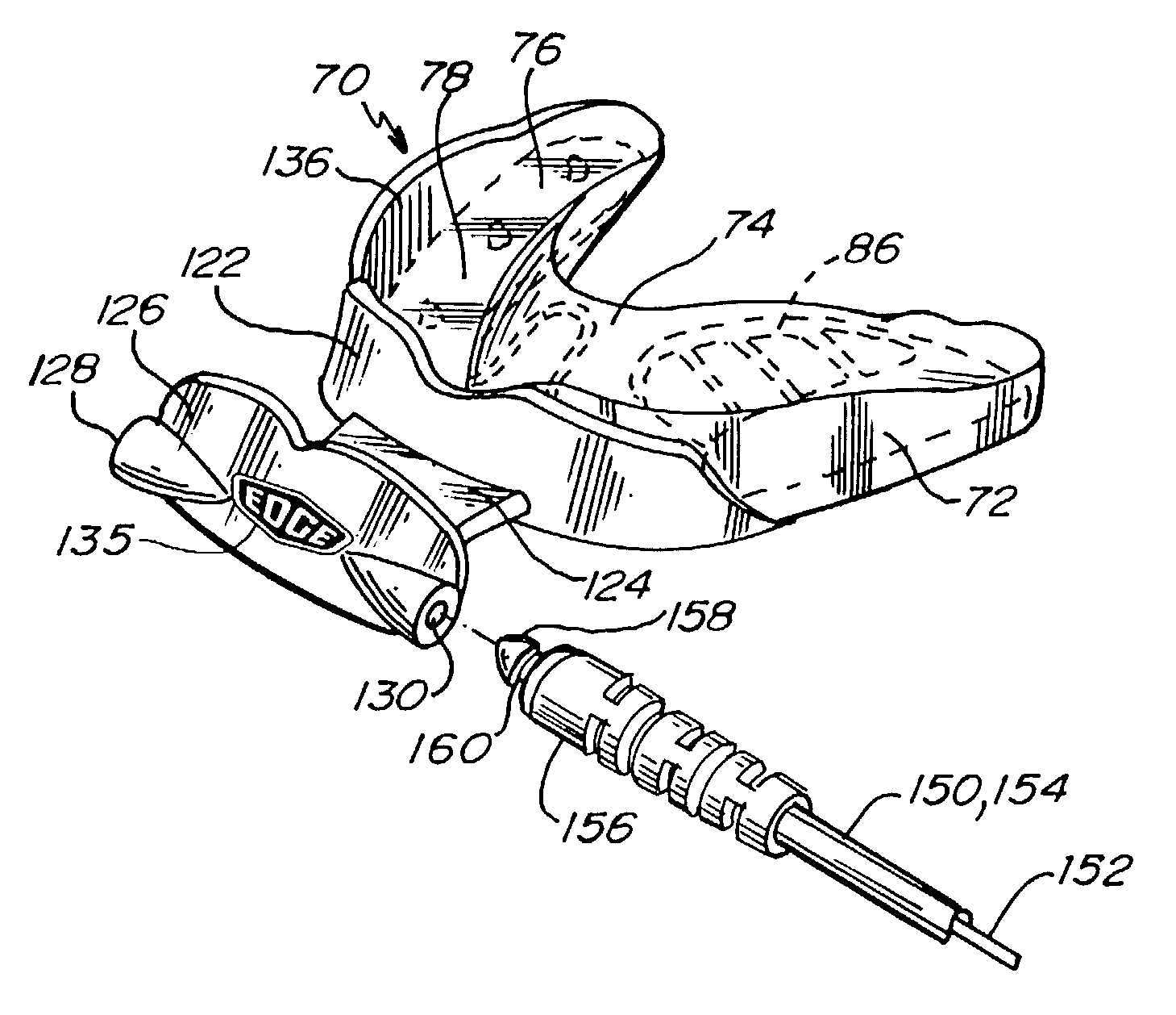 Composite performance enhancing tethered mouthguard