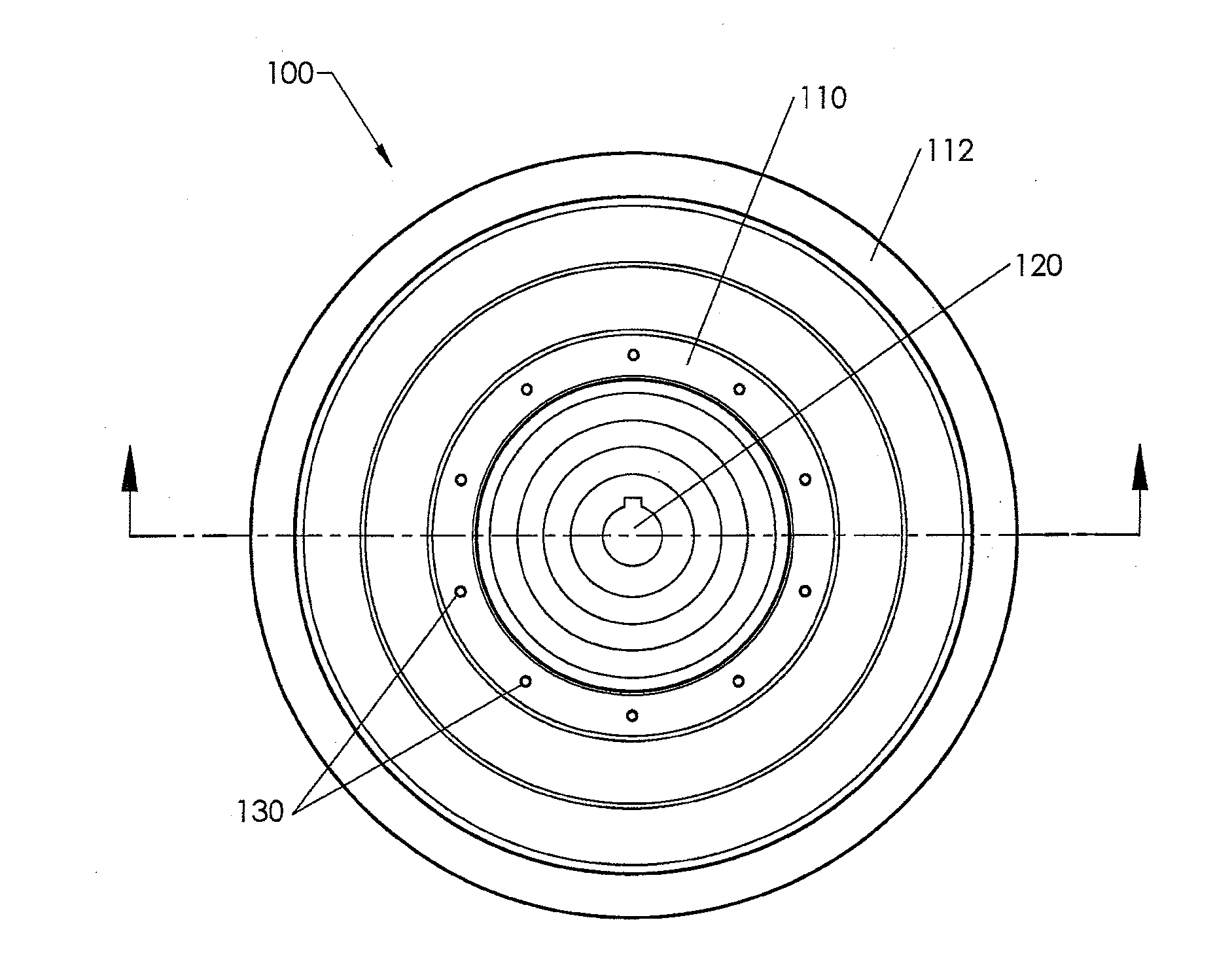 Disc mill assembly for a pulverizing apparatus