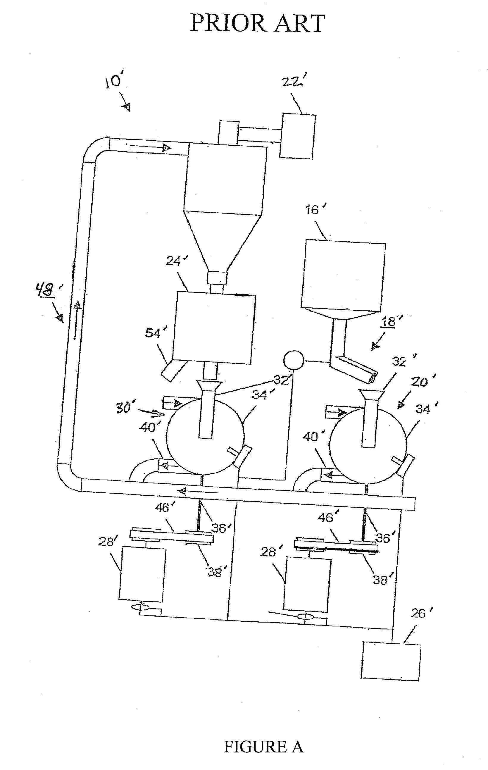 Disc mill assembly for a pulverizing apparatus