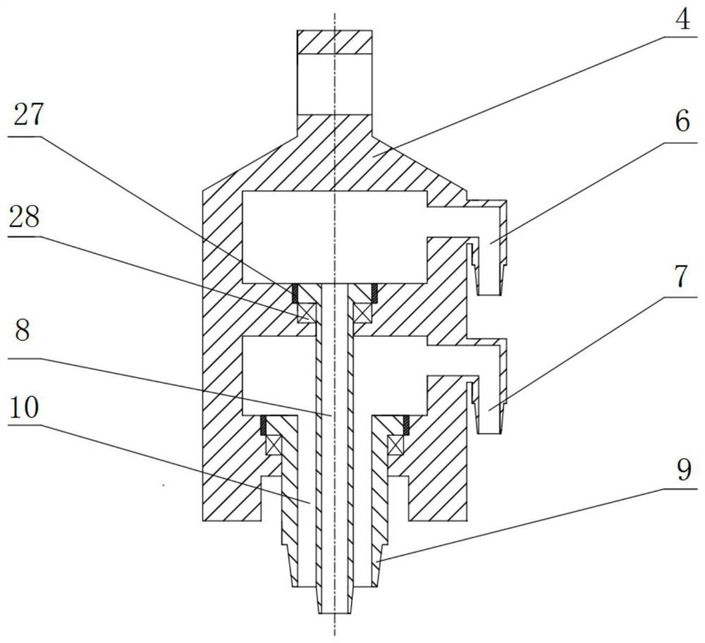 Gas drilling wall building device