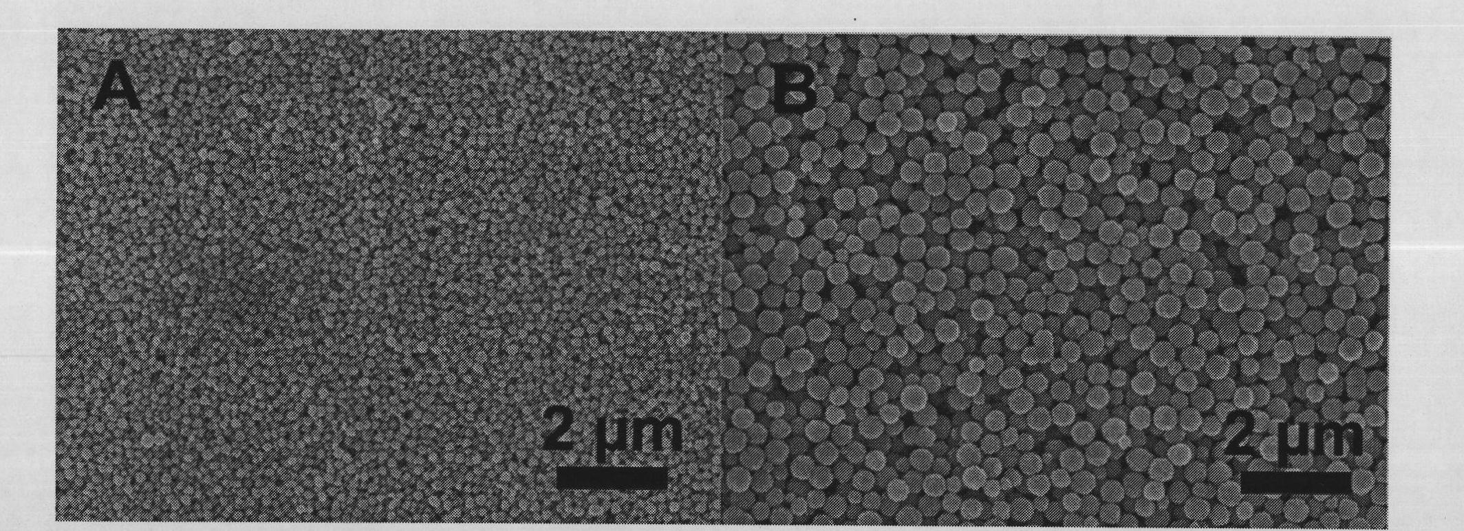 Method for preparing spherical super-paramagnetic ferroferric oxide nano-clusters