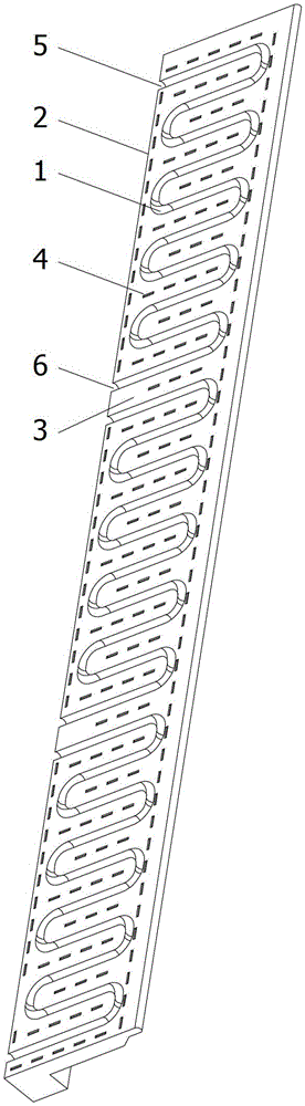 Continuous wave radio frequency four-level accelerator water cooling system and manufacturing method thereof