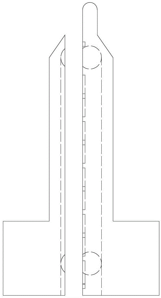 Continuous wave radio frequency four-level accelerator water cooling system and manufacturing method thereof