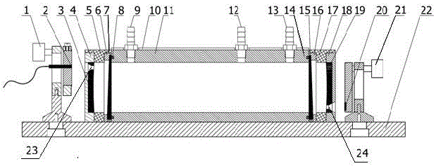 Laser gas detection platform with multiple-reflection long-optical-path high-temperature sample chamber