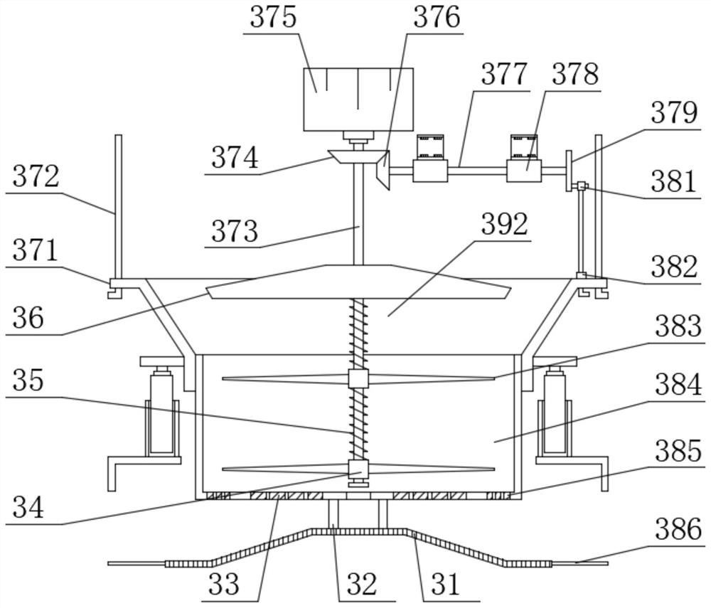 Environment-friendly kitchen waste treatment device with solid-liquid separation function