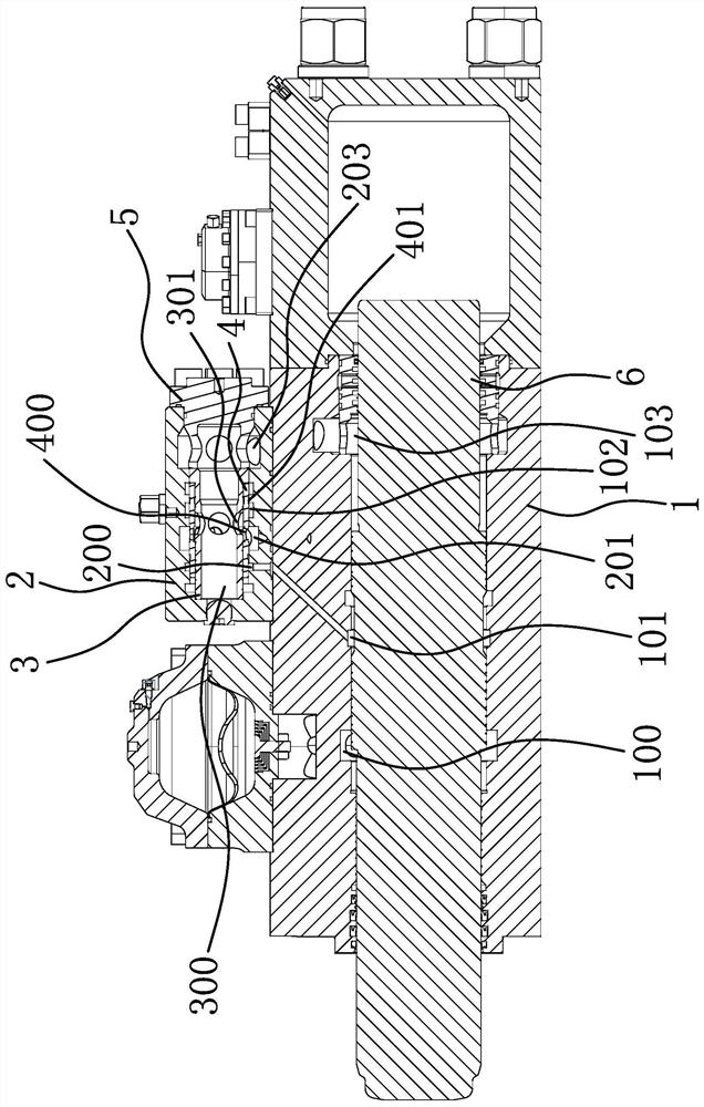 Reversing valve structure of hydraulic breaking hammer