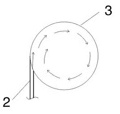 Water purifying system with function of automatically separating sand from water