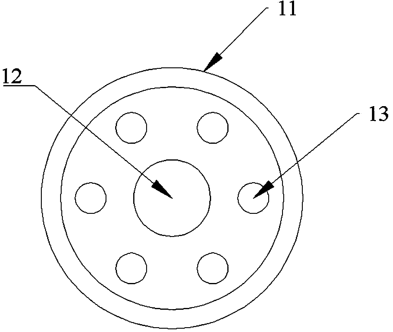 Atomizing nozzle for urea-pyrolysis ammonia preparation process and solution atomizing device