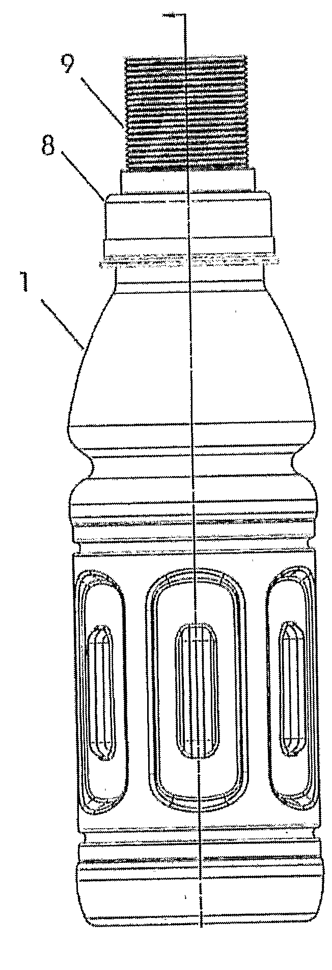 Headspace sealing and displacement method for removal of vacuum pressure