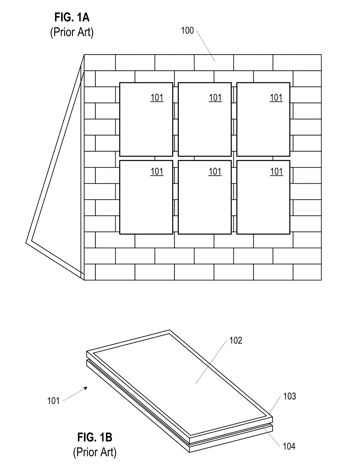 Multi-region solar roofing modules