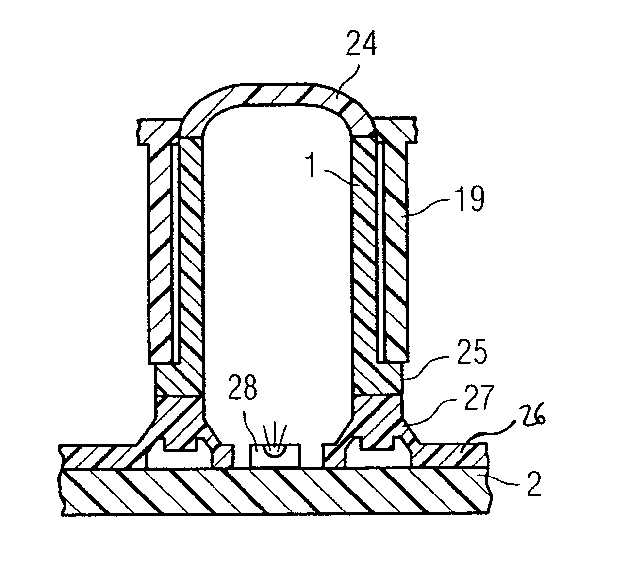 Control element with proximity sensor