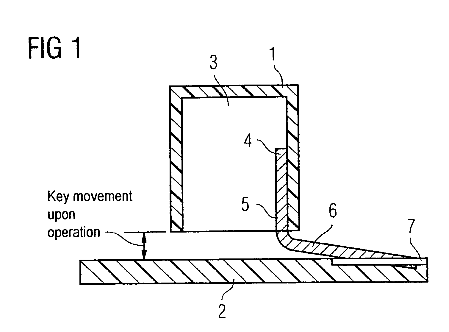 Control element with proximity sensor