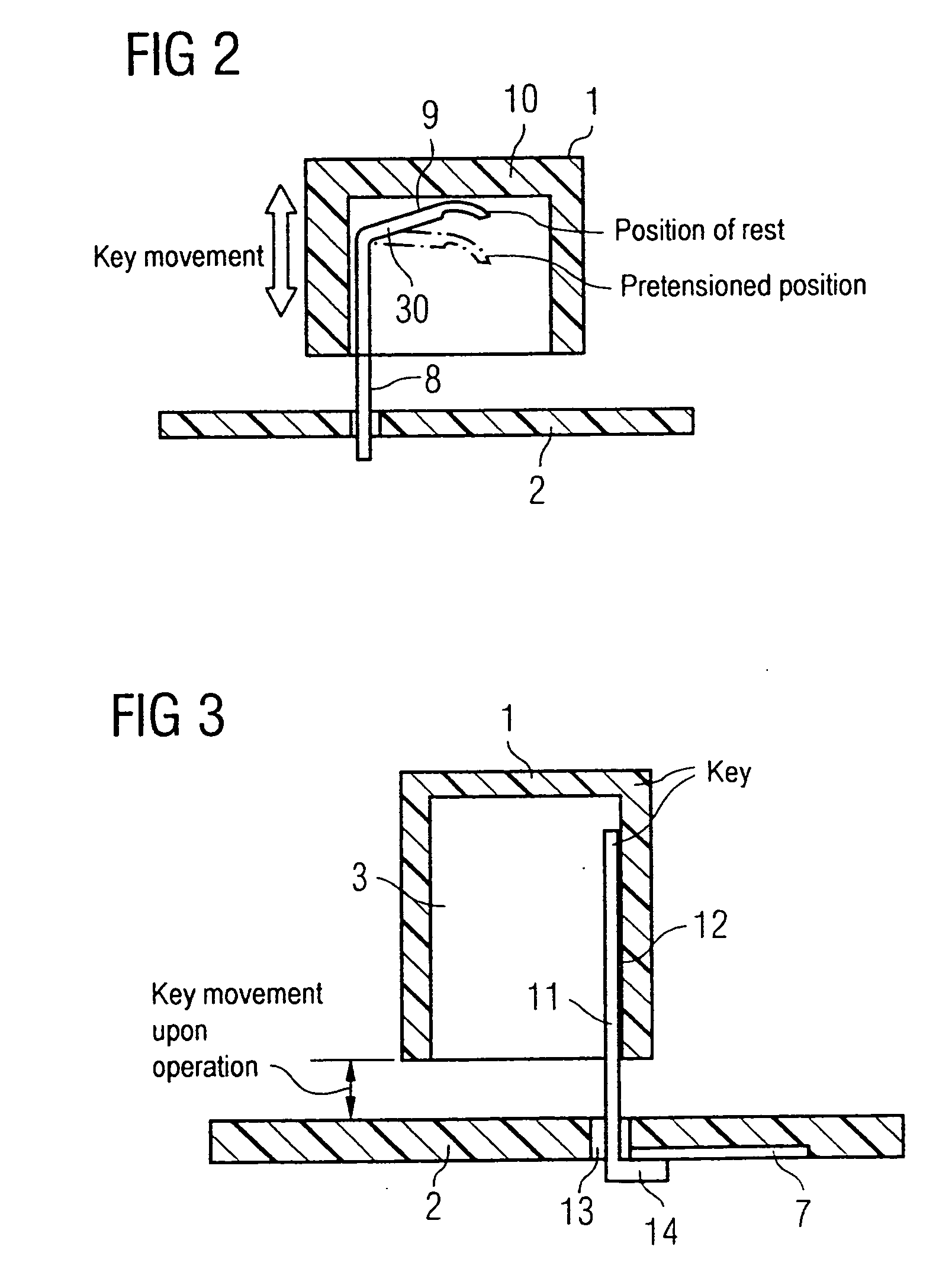 Control element with proximity sensor