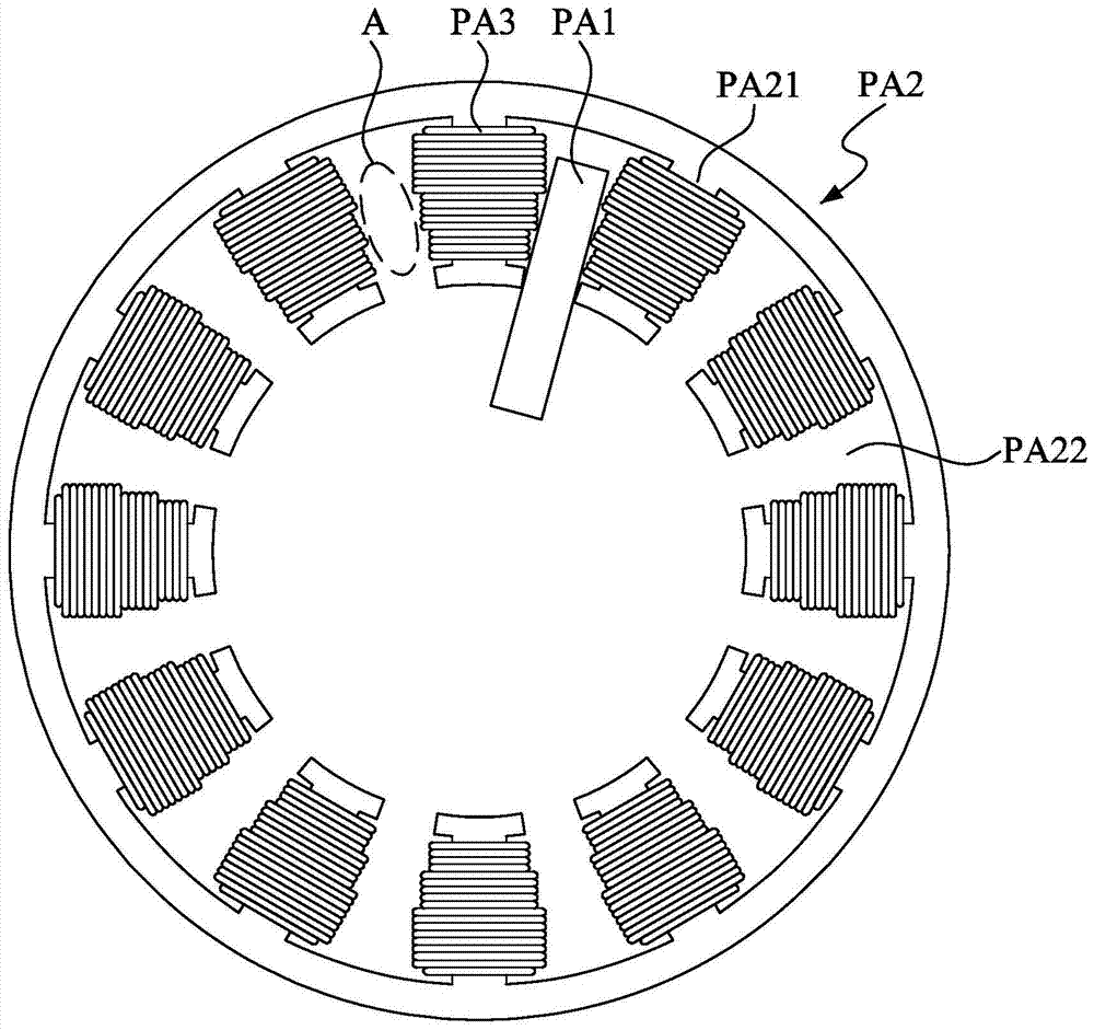 Stator winding tool and winding method thereof