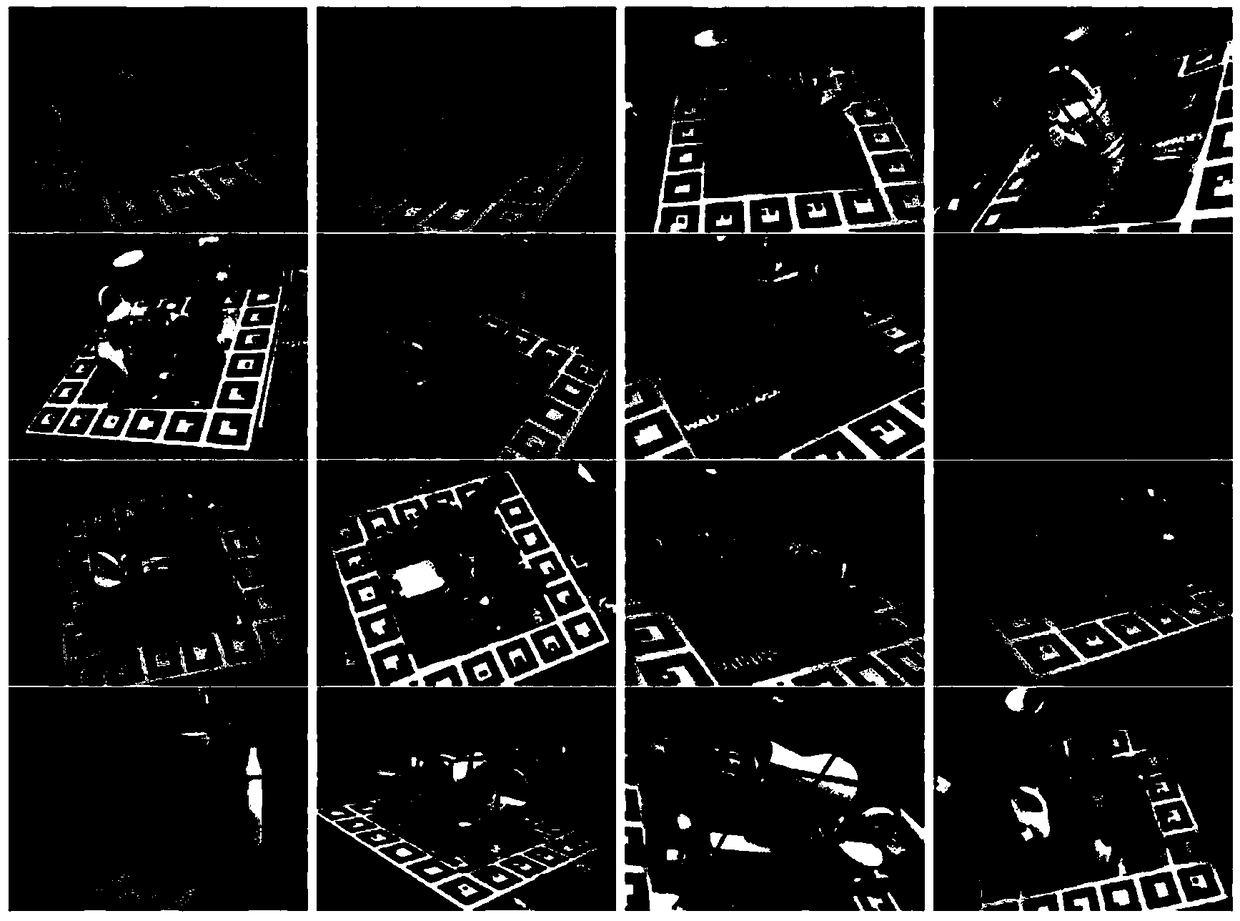 Six-degree-of-freedom pose estimation algorithm based on projection point coordinate regression