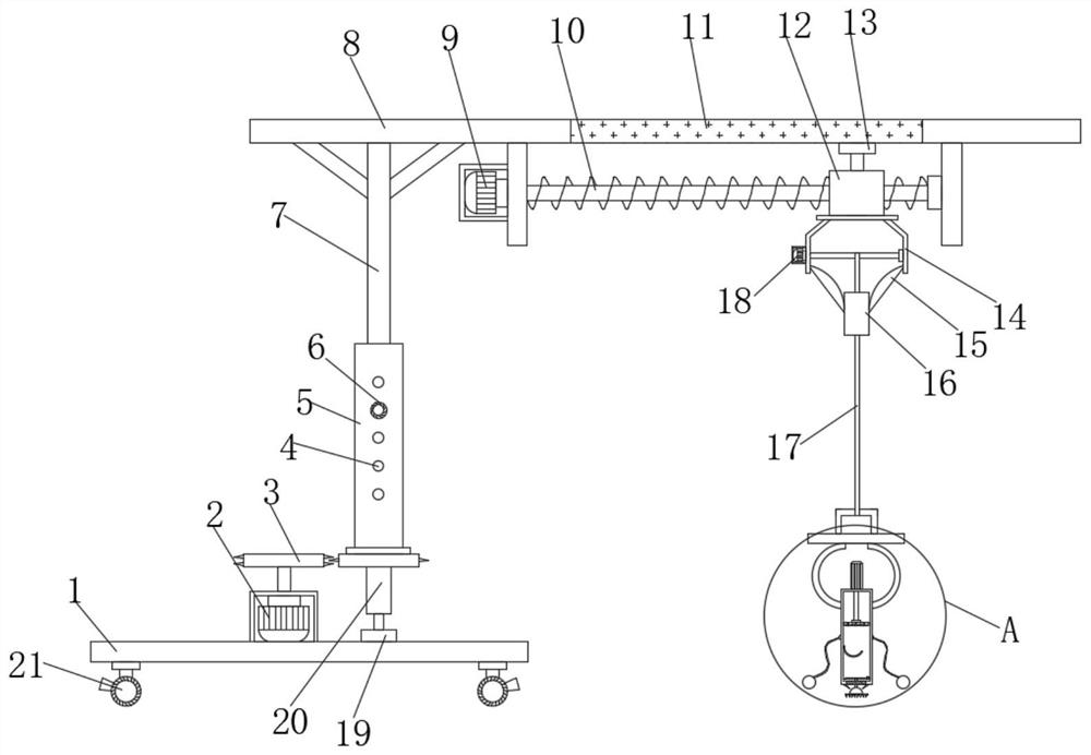 Sampling device based on river channel ecological detection