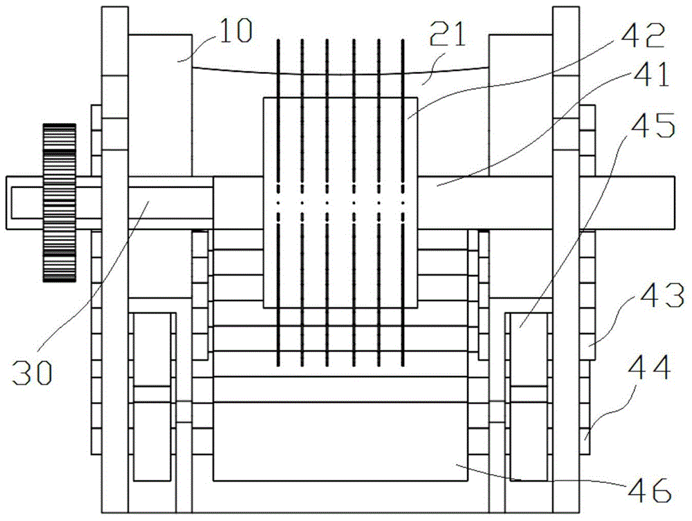 Oblique shoemaking cloth treatment apparatus