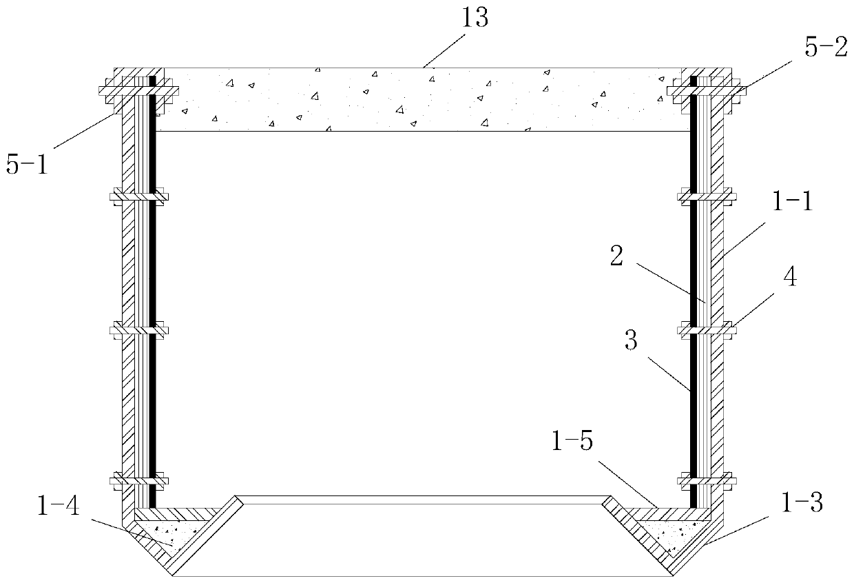 An offshore bucket foundation for automatic prevention and control of liquefaction and its construction method