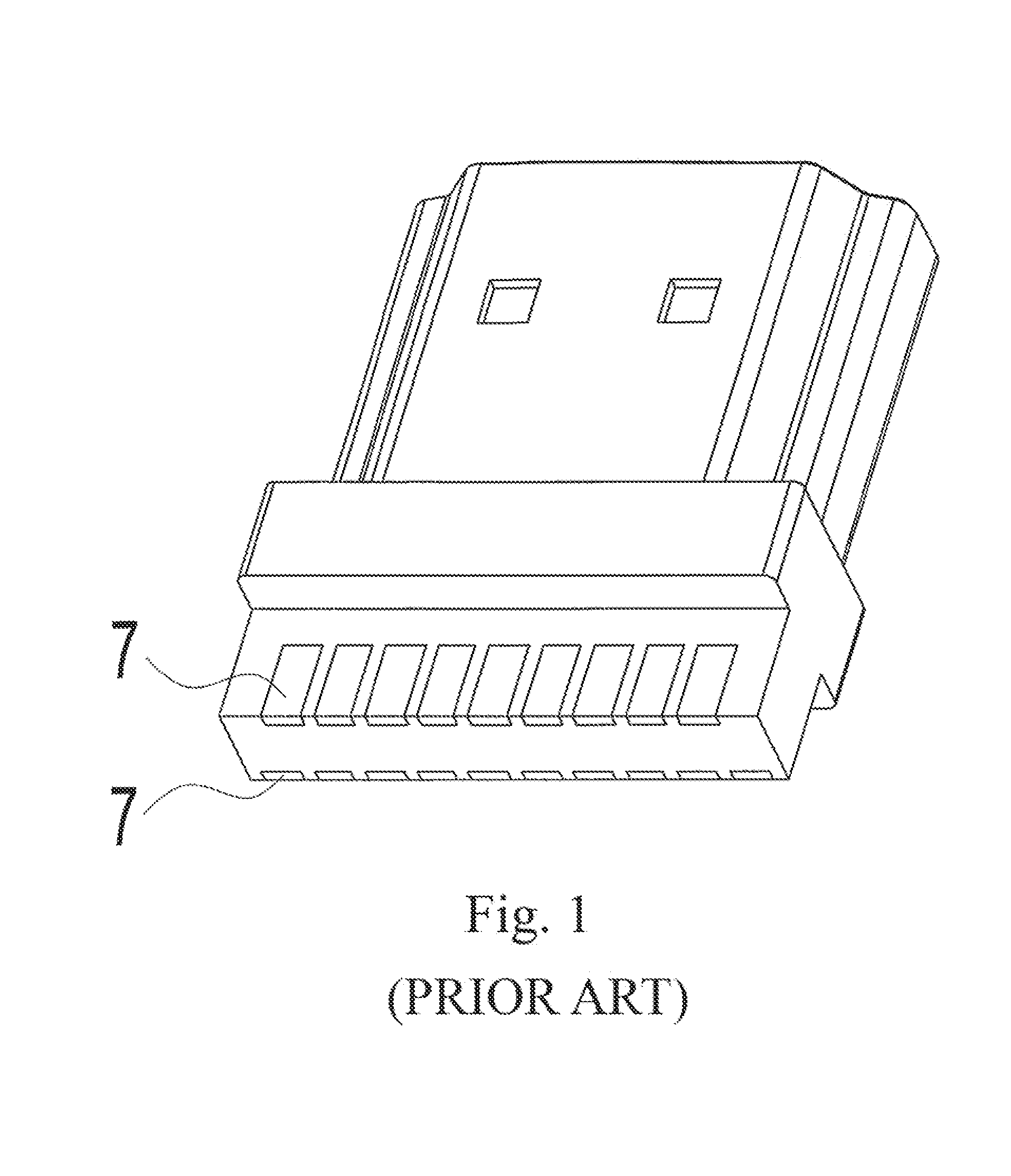 Bayonet type electronic connector