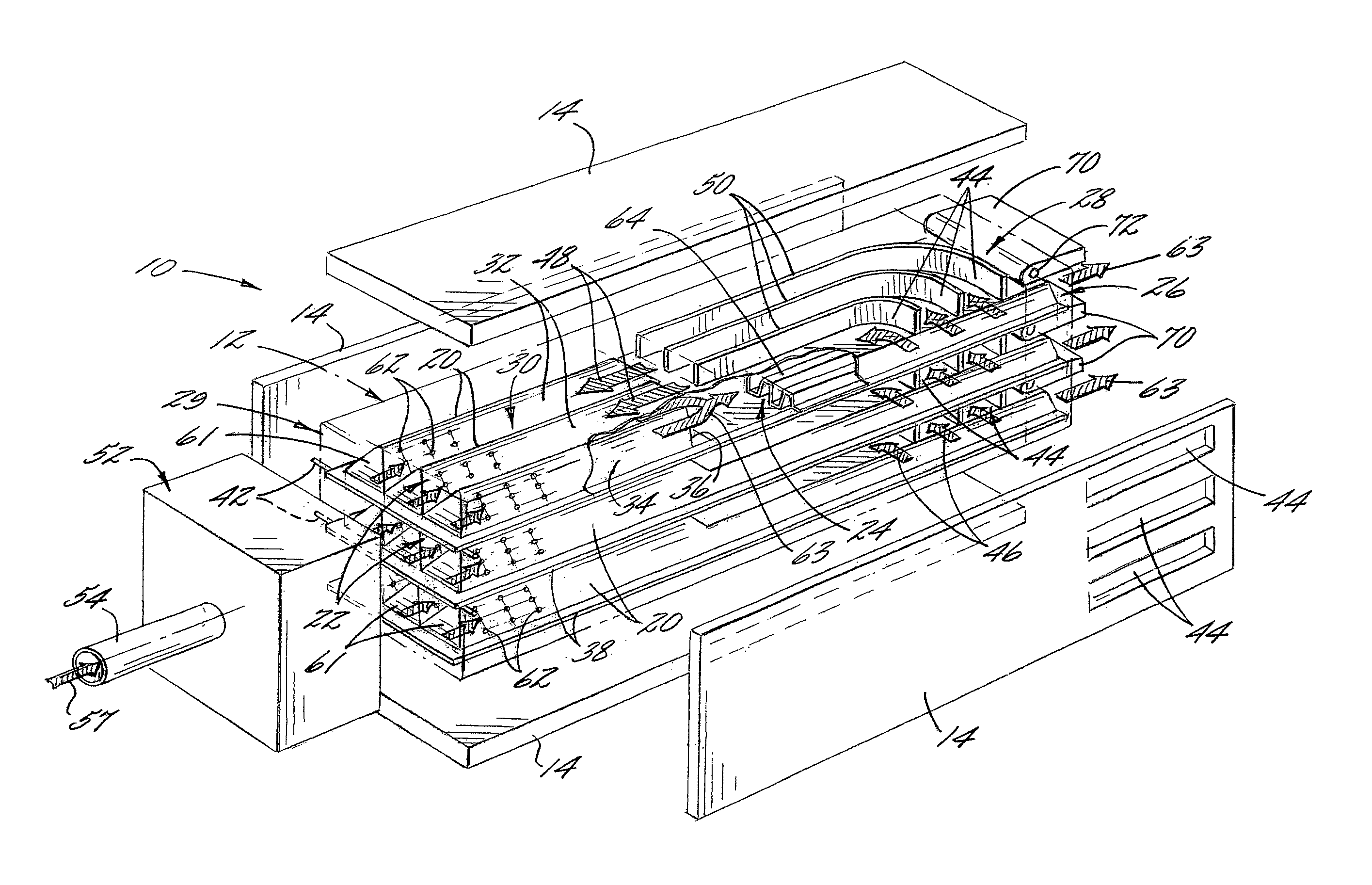 Formed sheet heat exchanger