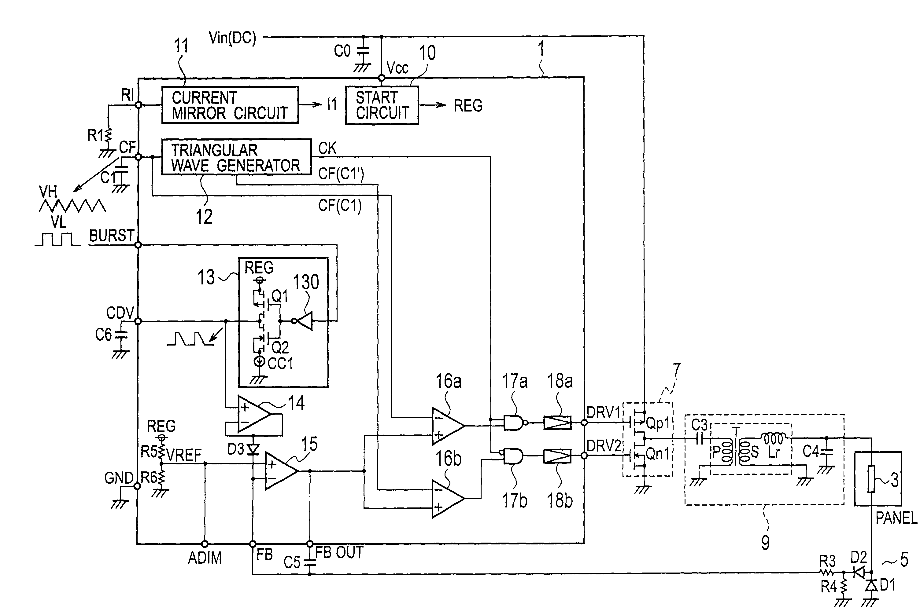 Discharge lamp lighting apparatus