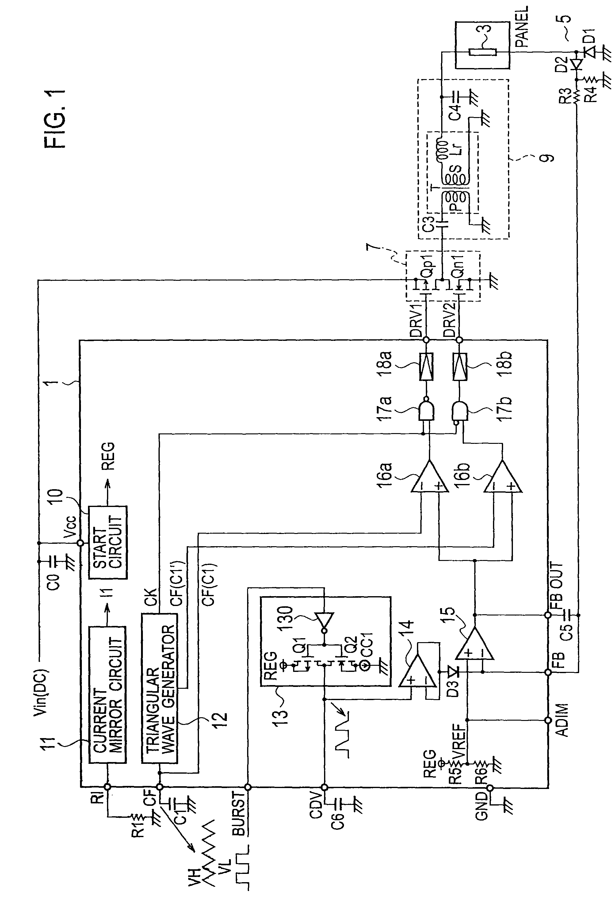 Discharge lamp lighting apparatus