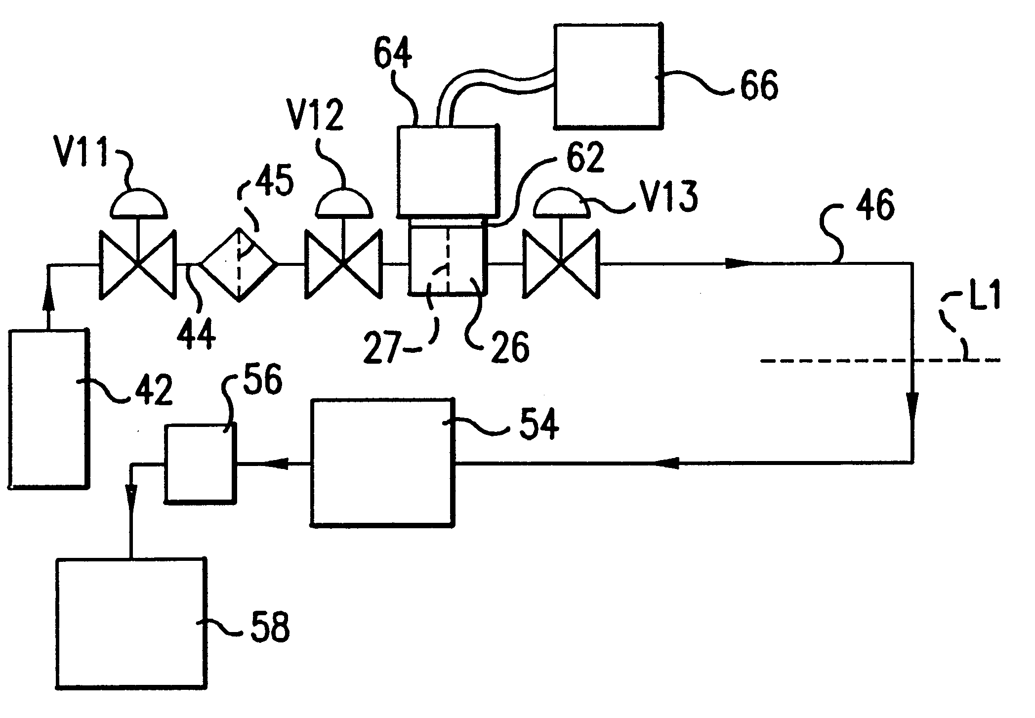 Method for establishing a fluid containing size-controlled particles