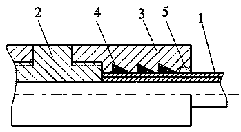 Carbon fiber hollow heating rod column