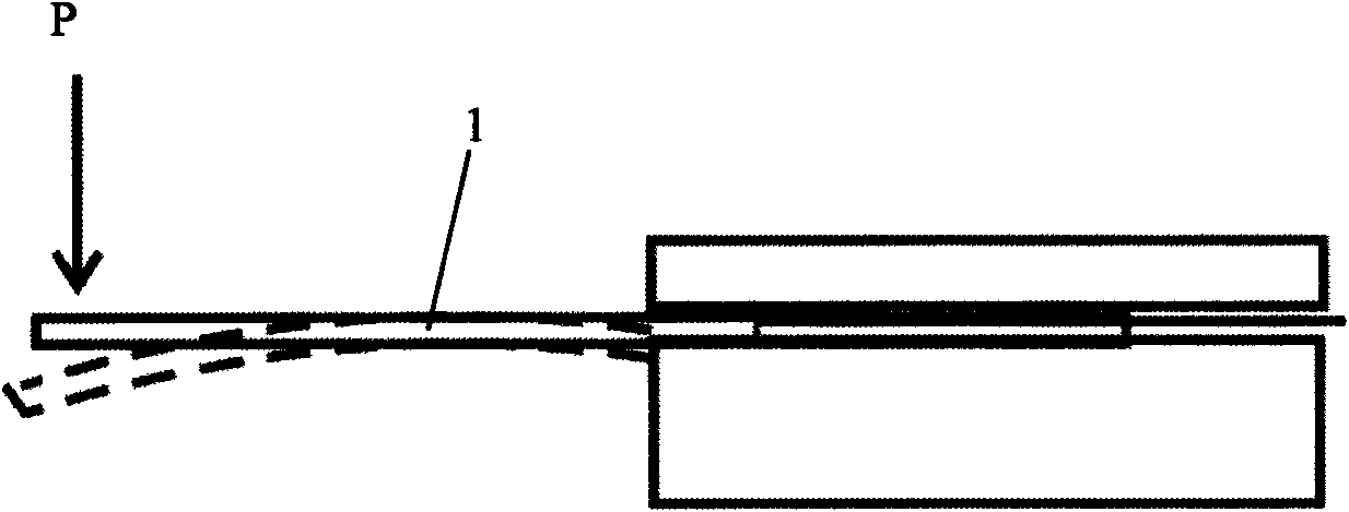 Interdigital type piezoelectric fibre composite material, preparation method and application thereof