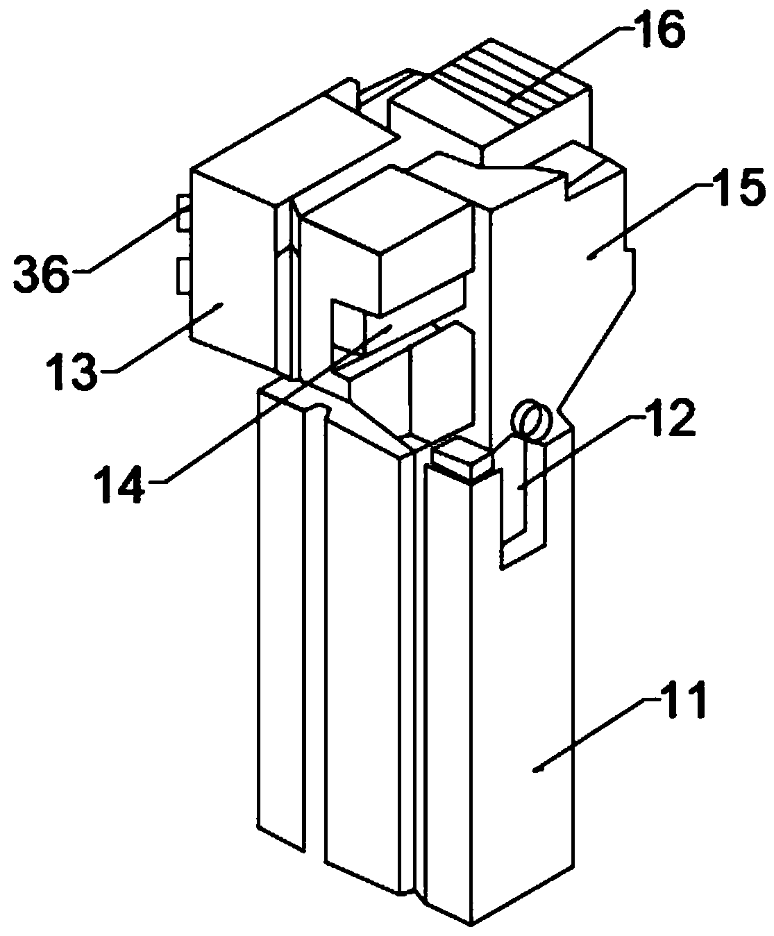 Intermittent planting device for rice transplanter