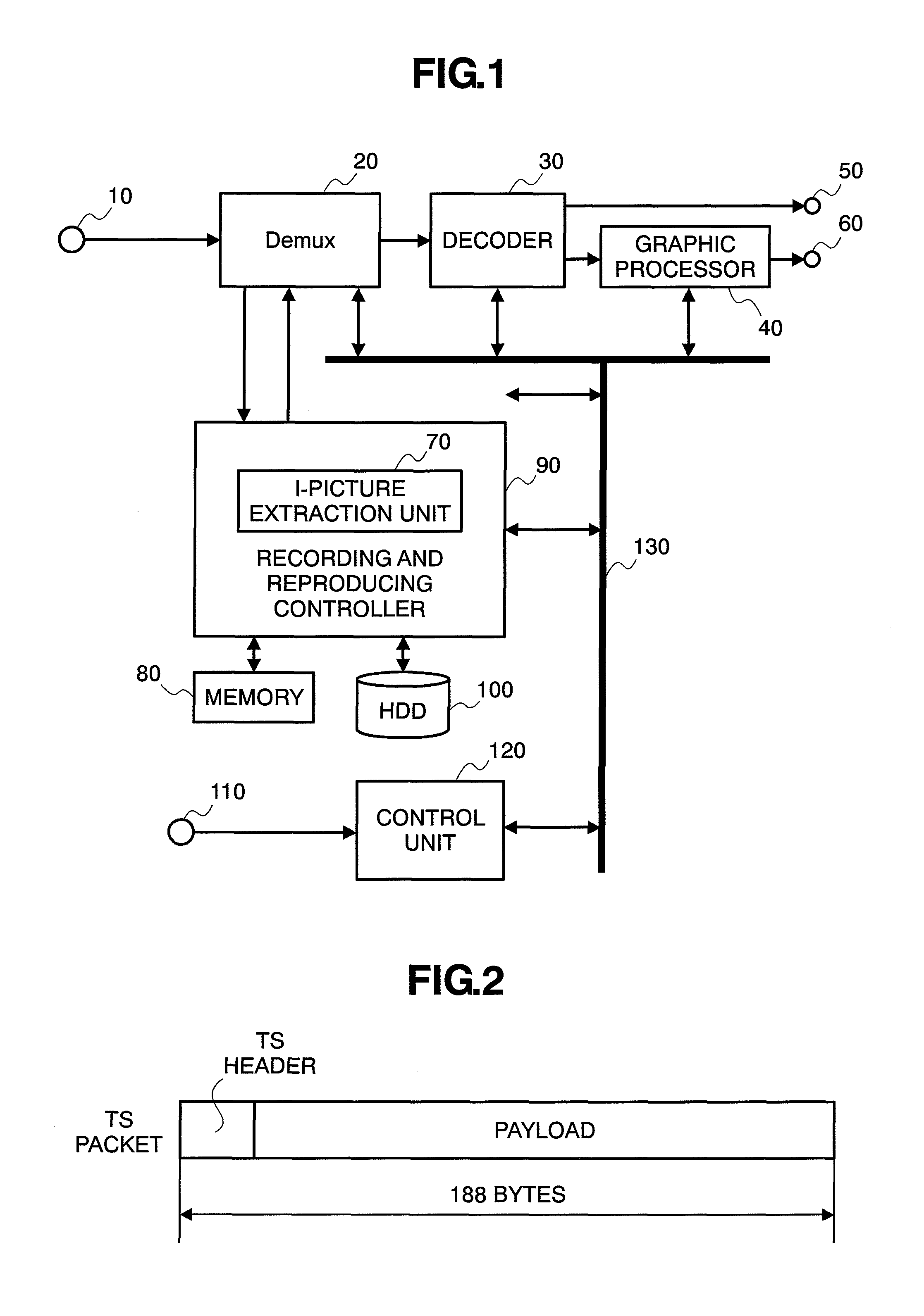 Apparatus for video recording and reproducing, and method for trick play of video