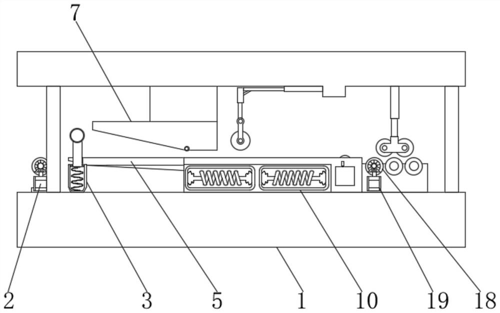 Copper bar straightening device