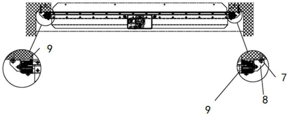 Underwater hydraulic quick-closing gate capable of being opened and closed quickly