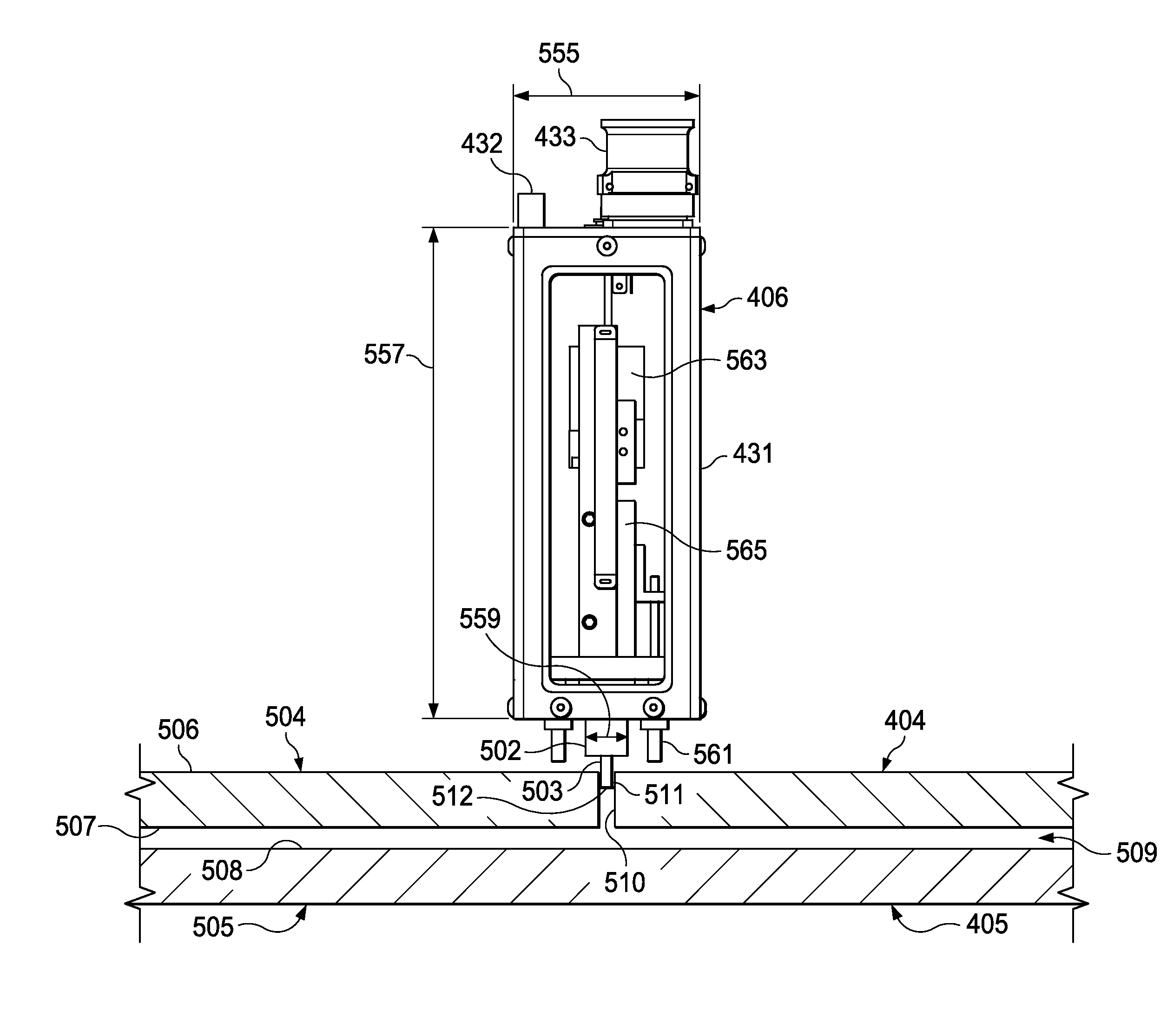 Method and apparatus for measuring spaces with limited access