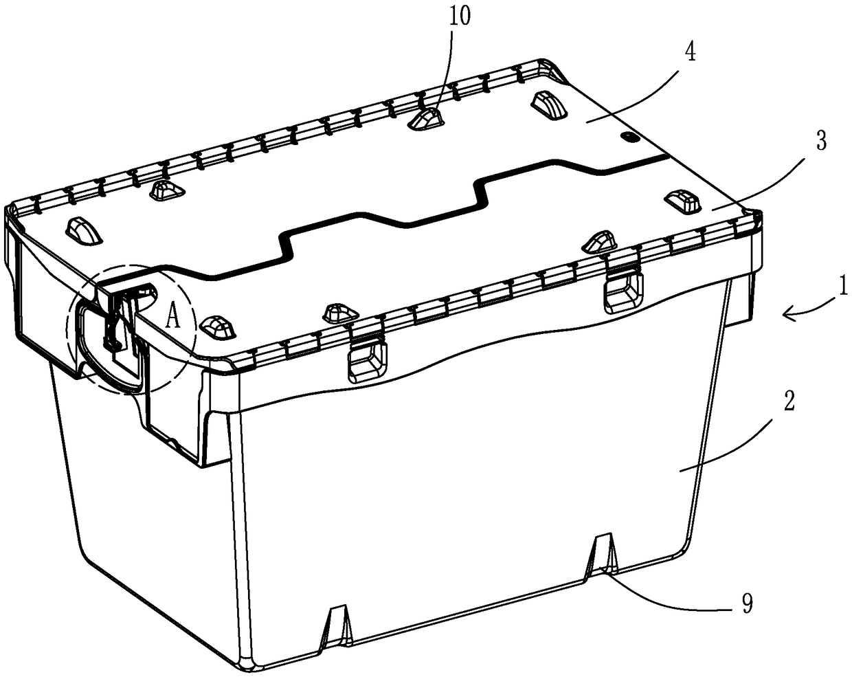 Turnover container