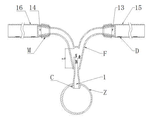 Jet tee joint