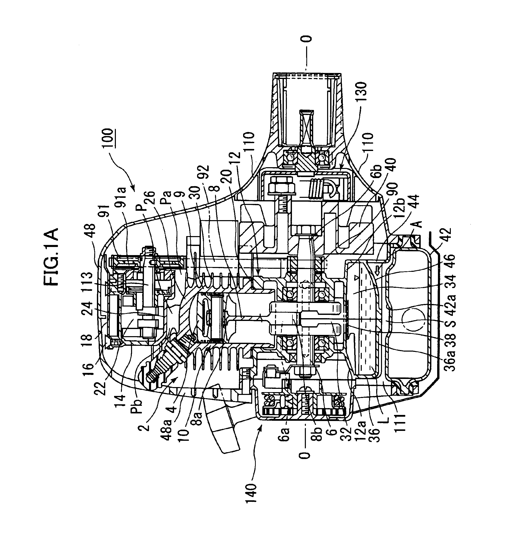 Air-cooled four-stroke internal combustion engine