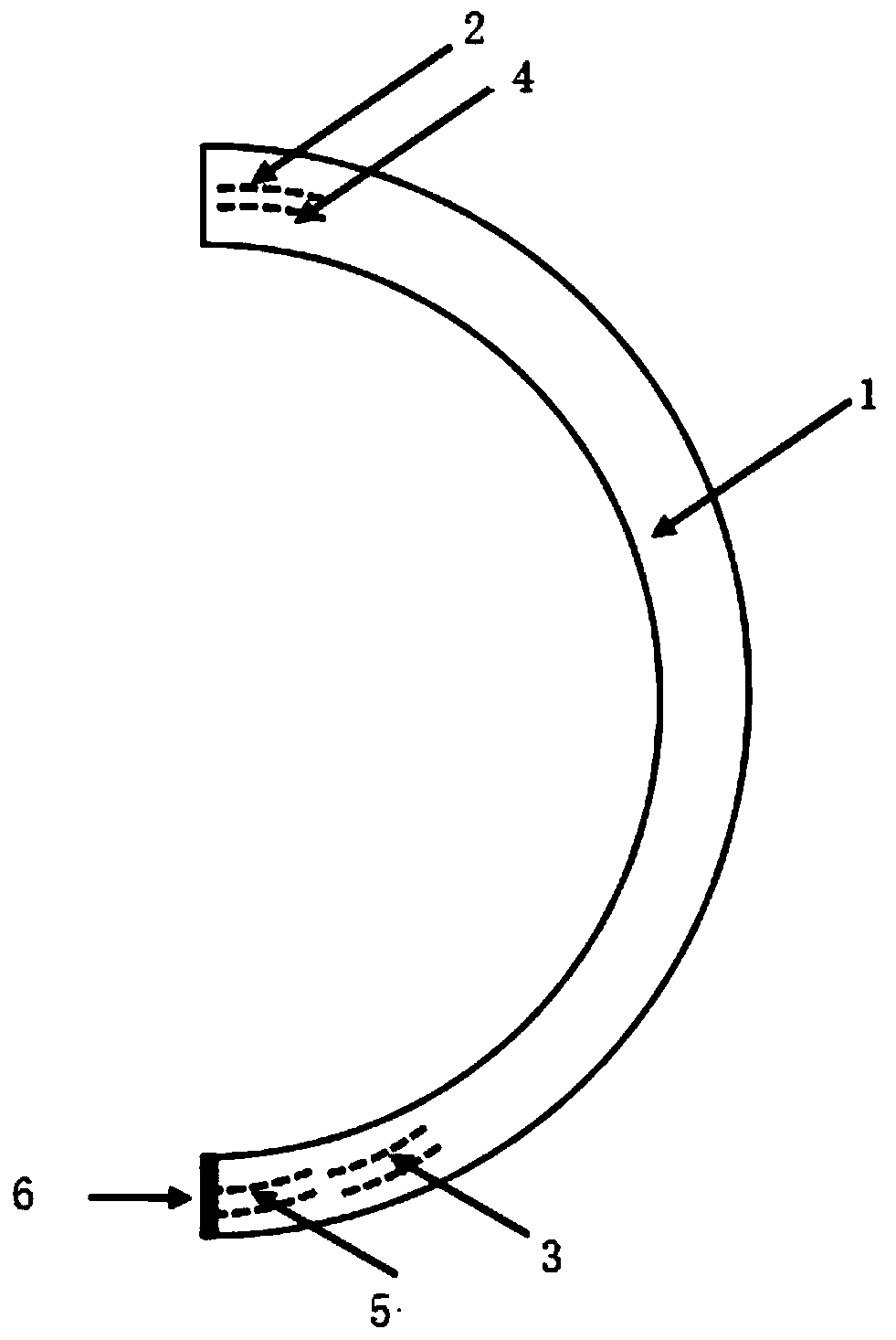 Intraocular pressure monitoring sensor