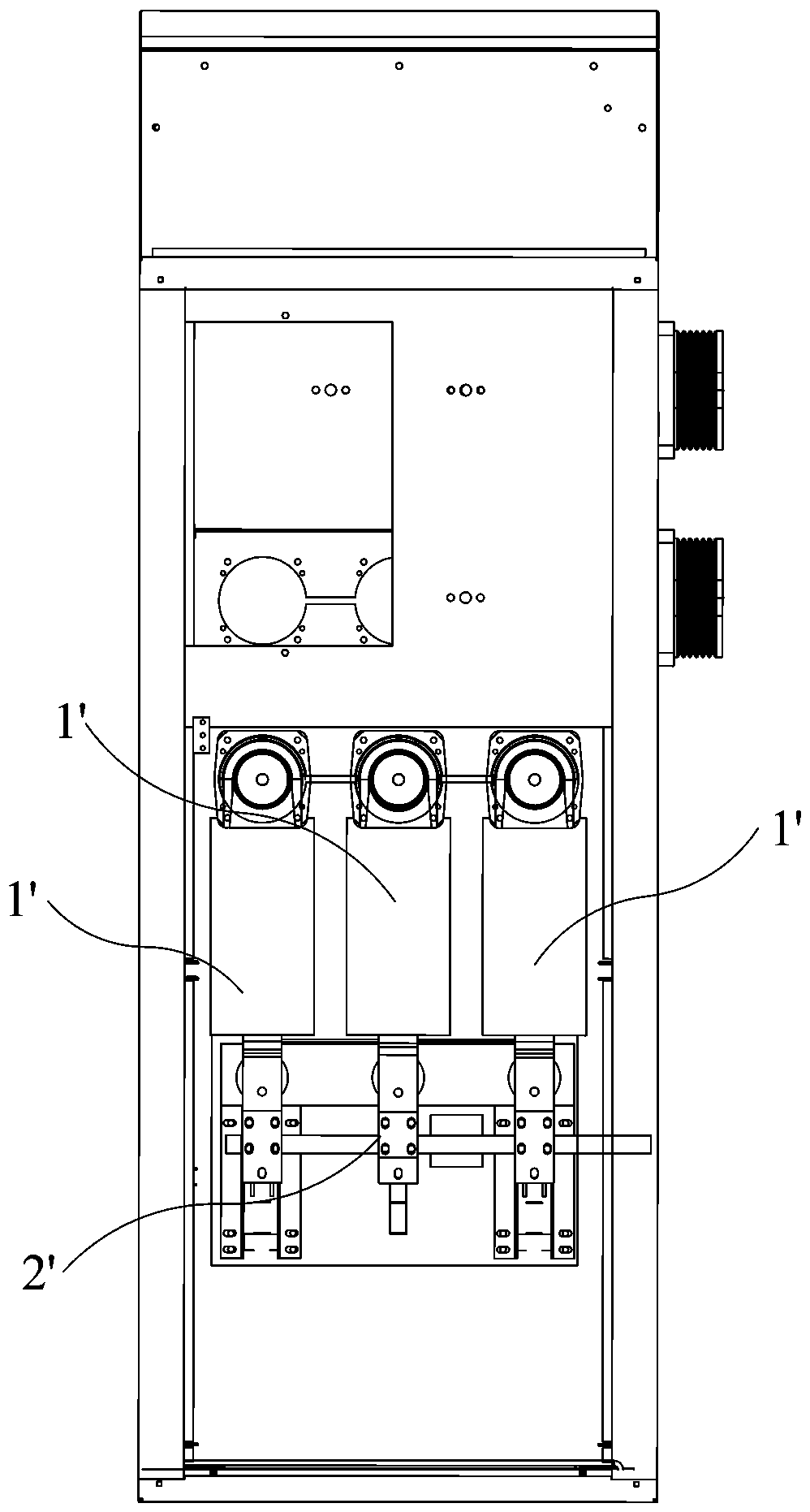 High-voltage switch cabinet structure