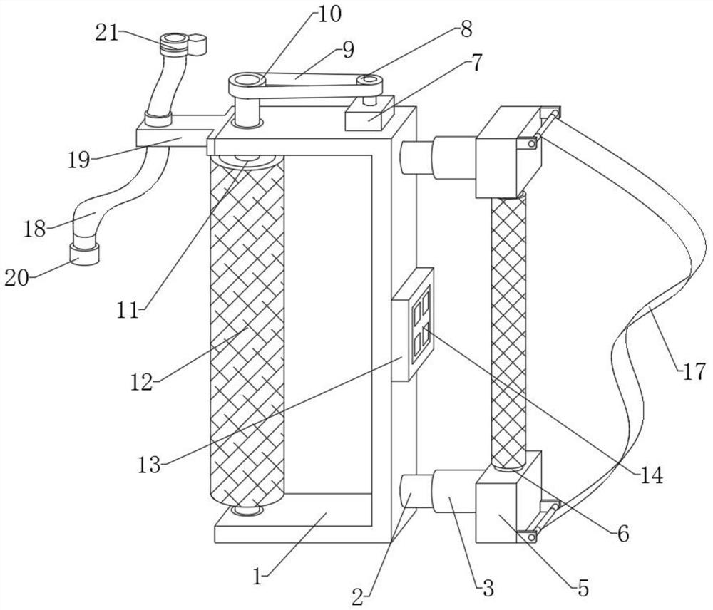 Cleaning equipment for cattle breeding