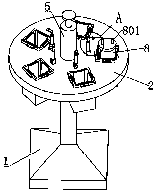 Automatic collecting device for medical waste liquid