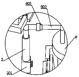 Automatic collecting device for medical waste liquid