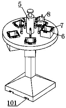 Automatic collecting device for medical waste liquid