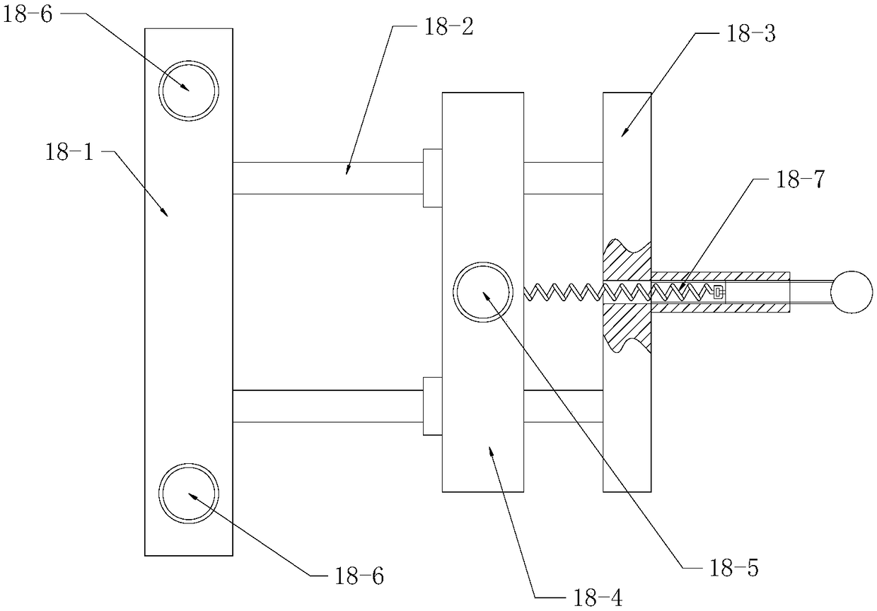 Waste discharging and material collecting device and waste discharging method for OCA material