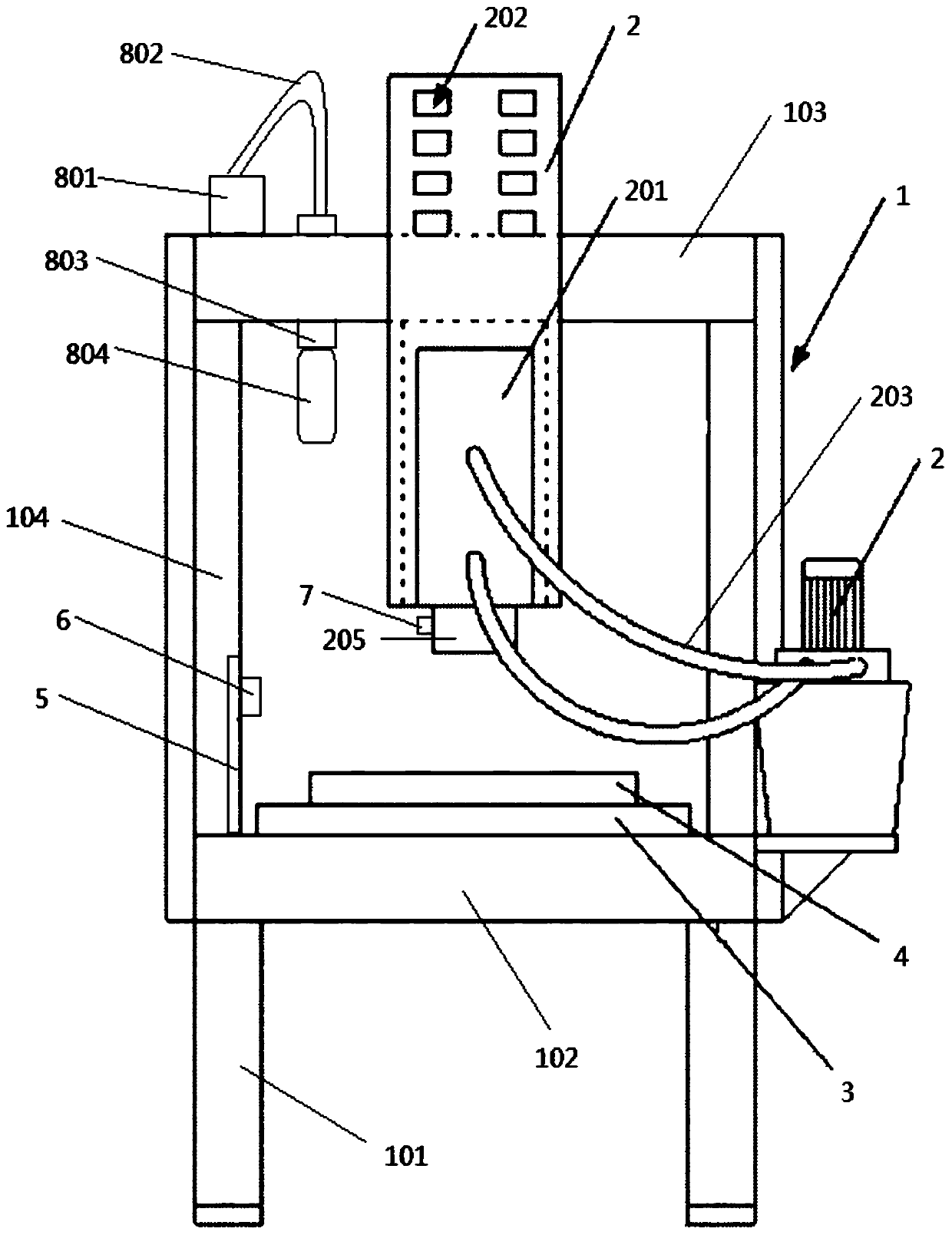 Stainless steel plate pressure finishing device capable of detecting finishing defects