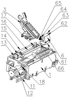 Hard rail numerical control lathe